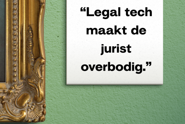 S01E02: Maakt legal tech juristen overbodig? | De wet als kunstwerk